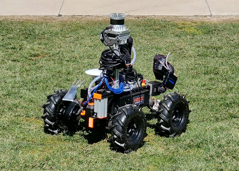 Environmental monitoring platform — soil sampling robot