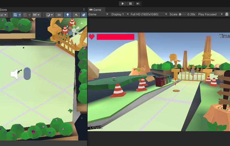 Game scene